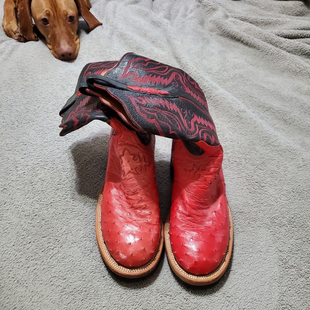 Lucchese 2000 Ostrich Boots